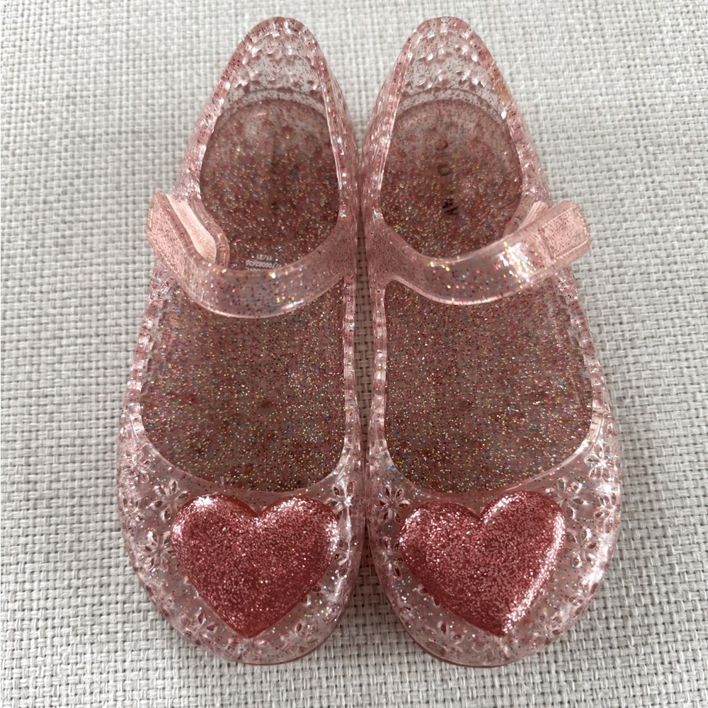 Glitter Jelly Mary Jane Flats